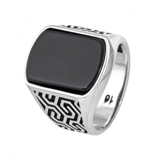 Odin’s Band™ by Zyrene – Labyrinth Ring | 925 Sterling Silver | Strategy + Strength Vibes | Premium Lifetime Plating & 6-Month Warranty Included