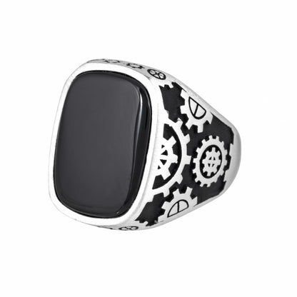 Odin’s Band™ by Zyrene – Gearforge Ring | 925 Sterling Silver | Power + Precision Vibes | Premium Lifetime Plating & 6-Month Warranty Included