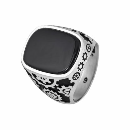 Odin’s Band™ by Zyrene – Gearforge Ring | 925 Sterling Silver | Power + Precision Vibes | Premium Lifetime Plating & 6-Month Warranty Included