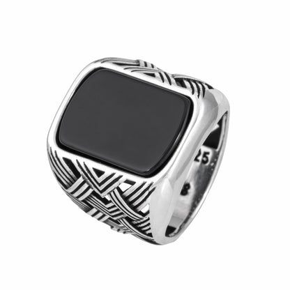 Odin’s Band™ by Zyrene – Warlord’s Weave Ring | 925 Sterling Silver | Strength + Unity Vibes | Premium Lifetime Plating & 6-Month Warranty Included