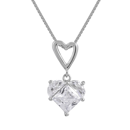 Heartelle™ by Zyrene – Classic Heart Solitaire Set | 925 Sterling Silver | Lifetime Plating & 6-Month Warranty