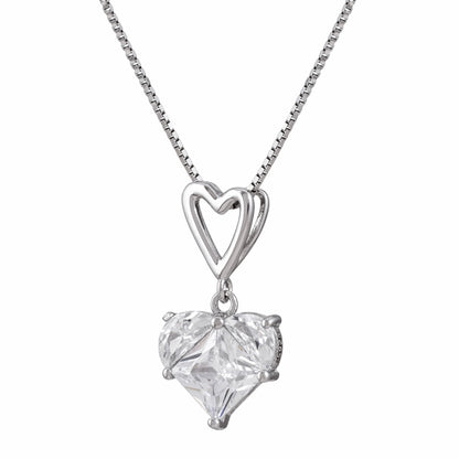 Heartelle™ by Zyrene – Classic Heart Solitaire Set | 925 Sterling Silver | Lifetime Plating & 6-Month Warranty