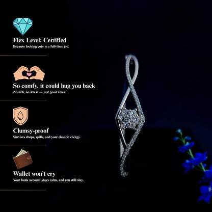 Fiora™ by Zyrene  925 Silver | Floral-Luxe Design | Premium Plating & 6-Month Warranty Included