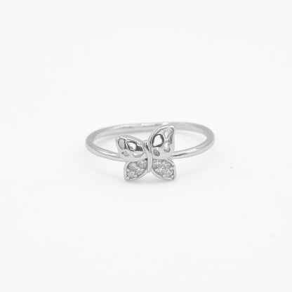 Anvi™ Cutout Butterfly Ring by Zyrene — 925 Silver Ring