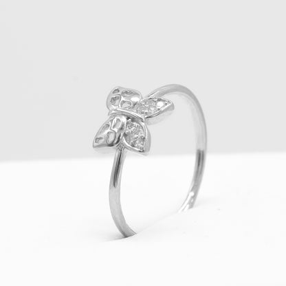 Anvi™ Cutout Butterfly Ring by Zyrene — 925 Silver Ring