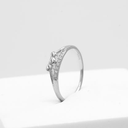 Meher™ Triple Heart Ring by Zyrene — 925 Silver Ring