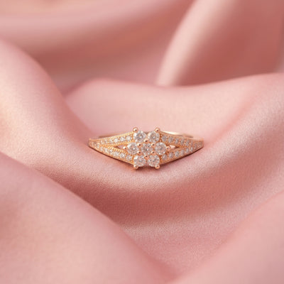 Floréa™ by Zyrene | Rose Gold Finish | 925 Sterling Silver | Premium Lifetime Plating & 6-Month Warranty Included