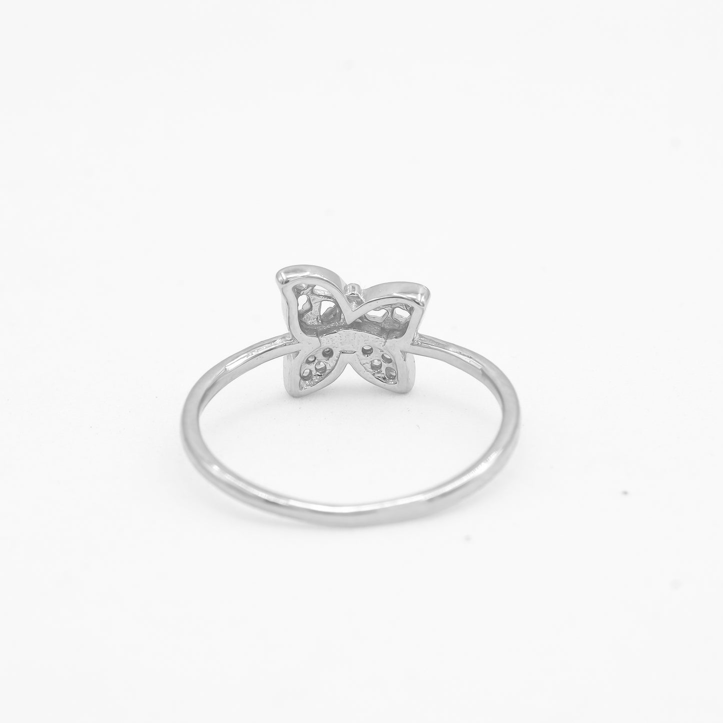 Anvi™ Cutout Butterfly Ring by Zyrene — 925 Silver Ring