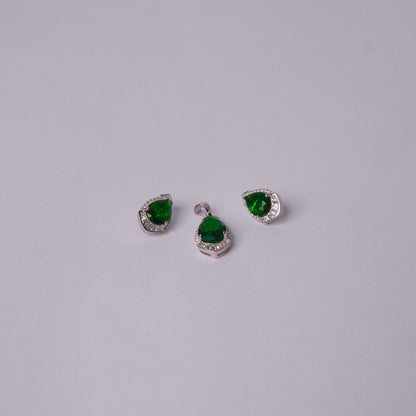 Emeralda™ by Zyrene – Teardrop Crystal Pendant & Earrings Set | Everyday Luxe Glow