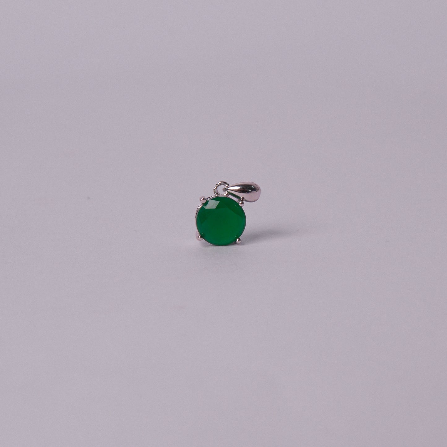 Verdura™ by Zyrene – Emerald Glow Pendant & Earrings Set | 925 Sterling Silver | Everyday Luxe Charm