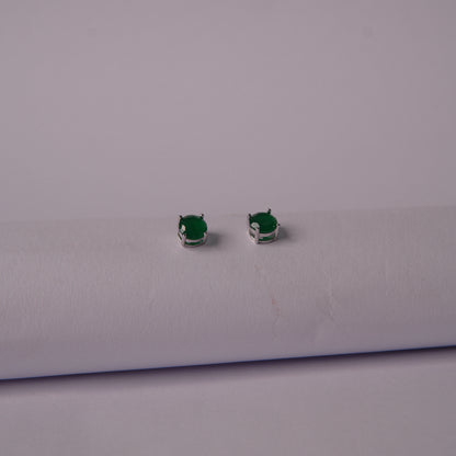 Verdura™ by Zyrene – Emerald Glow Pendant & Earrings Set | 925 Sterling Silver | Everyday Luxe Charm