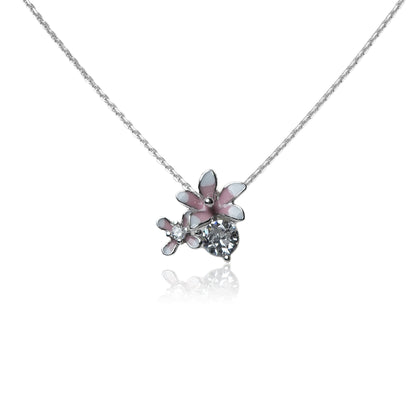 Elowen™ by Zyrene – Petite Blossom Pendant | 925 Sterling Silver | Soft Minimal Aesthetic