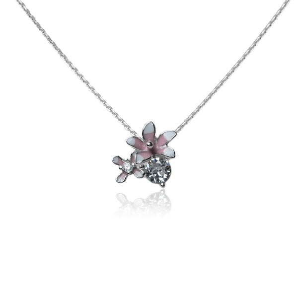 Elowen™ by Zyrene – Petite Blossom Pendant | 925 Sterling Silver | Soft Minimal Aesthetic