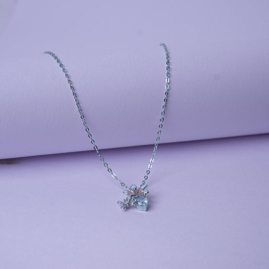 Elowen™ by Zyrene – Petite Blossom Pendant | 925 Sterling Silver | Soft Minimal Aesthetic