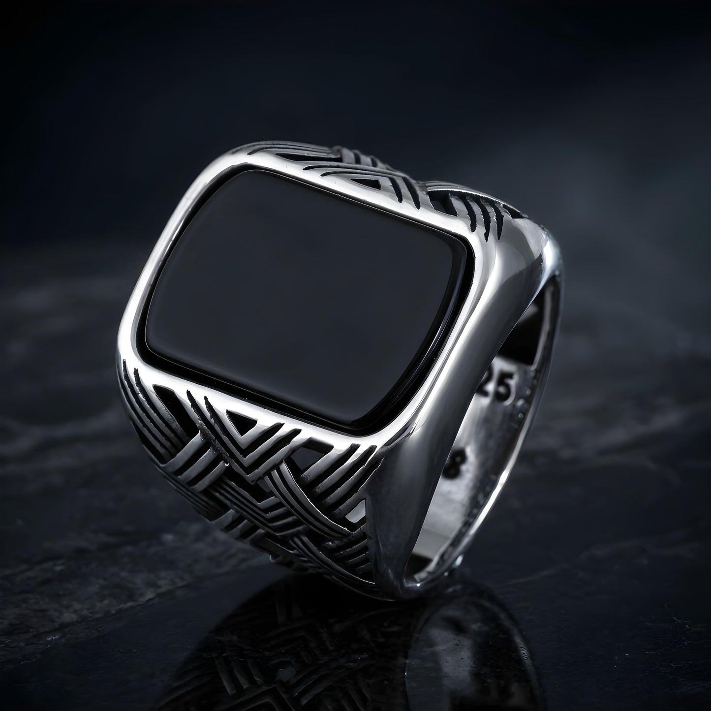 Odin’s Band™ by Zyrene – Warlord’s Weave Ring | 925 Sterling Silver | Strength + Unity Vibes | Premium Lifetime Plating & 6-Month Warranty Included
