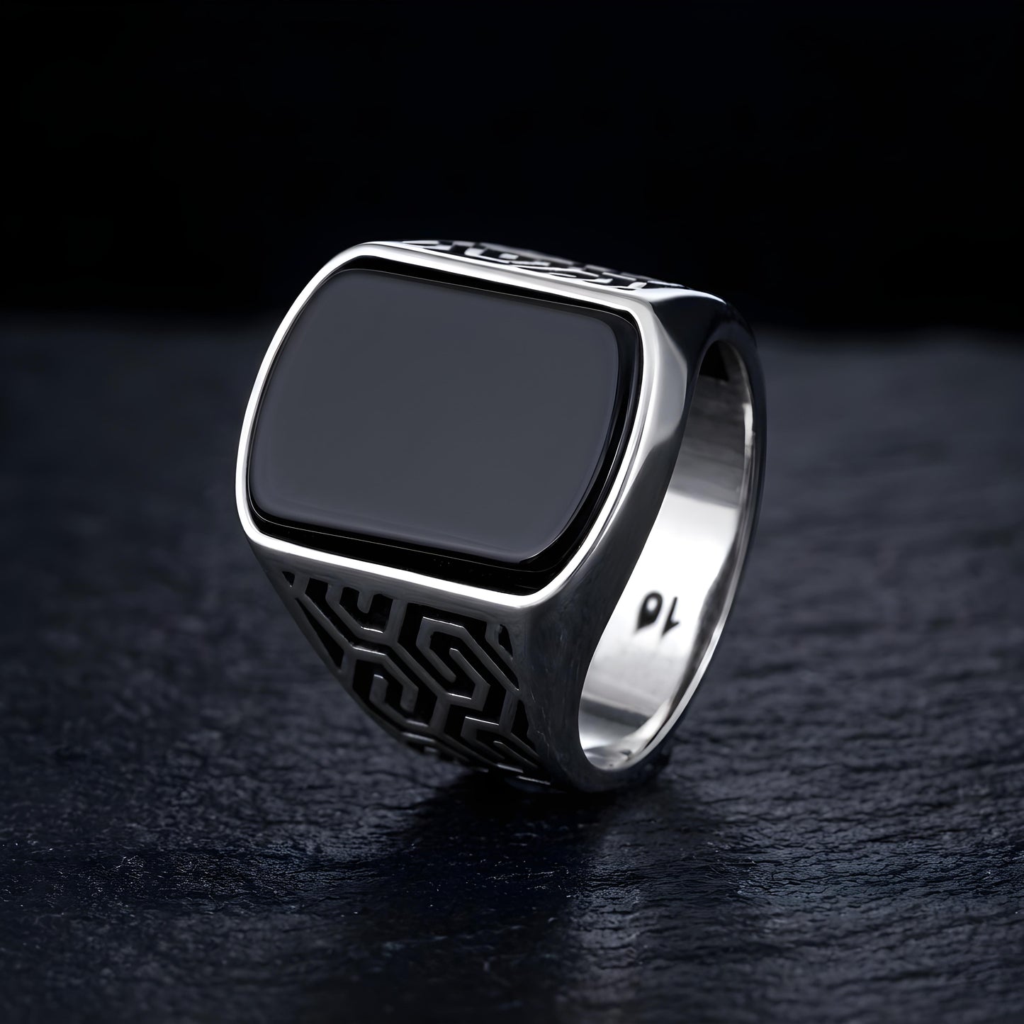 Odin’s Band™ by Zyrene – Labyrinth Ring | 925 Sterling Silver | Strategy + Strength Vibes | Premium Lifetime Plating & 6-Month Warranty Included