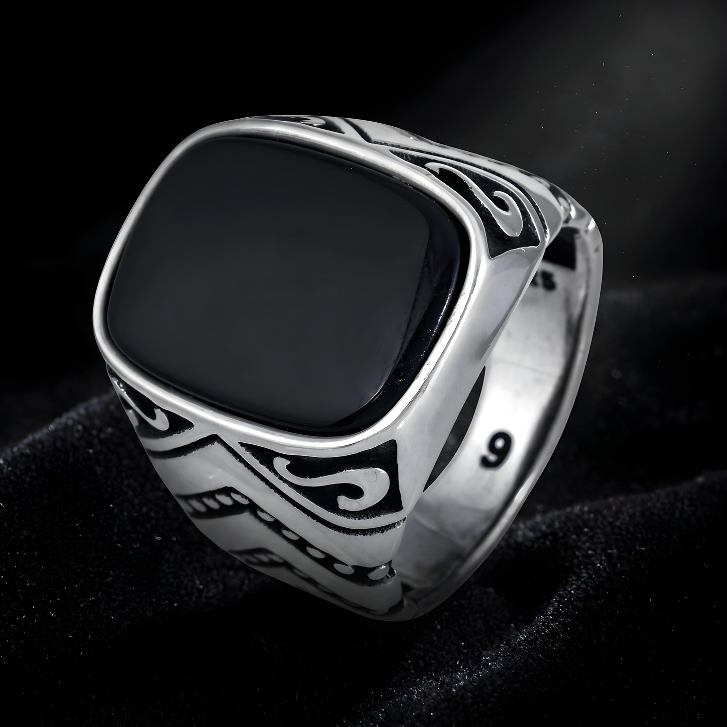 Odin’s Band™ by Zyrene – King’s Sigil Ring | 925 Sterling Silver | Authority + Legacy Vibes | Premium Lifetime Plating & 6-Month Warranty Included