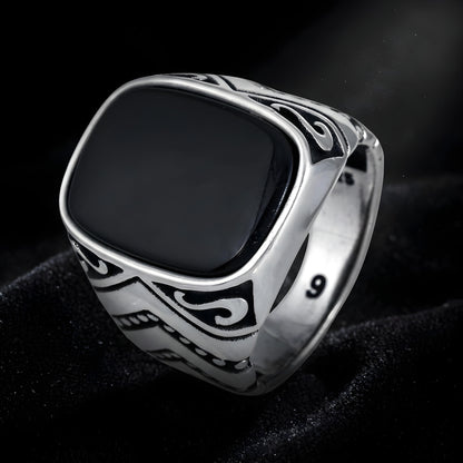 Odin’s Band™ by Zyrene – King’s Sigil Ring | 925 Sterling Silver | Authority + Legacy Vibes | Premium Lifetime Plating & 6-Month Warranty Included