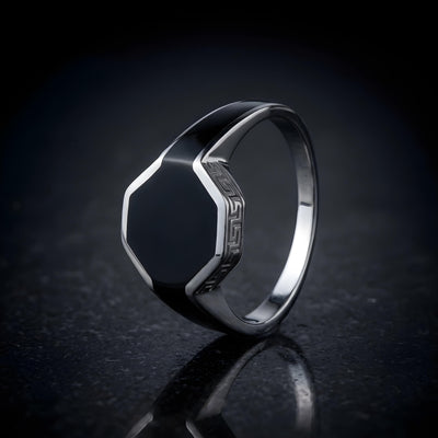 Signet Rings™ by Zyrene – HexaMark | 925 Sterling Silver | Precision + Legacy Vibes | Premium Lifetime Plating & 6-Month Warranty Included