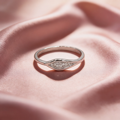 Zoya™ Wave Leaf Ring by Zyrene — 925 Silver Ring