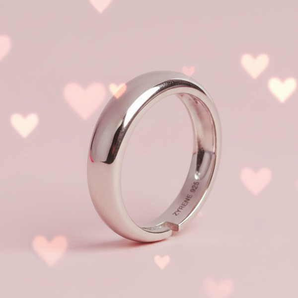 CORE™ Ring – 925 Sterling Silver by Zyrene | Anti-Tarnish Finish