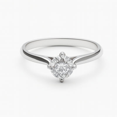 Solara™ by Zyrene – Classic Solitaire Ring | 925 Sterling Silver | Lifetime Plating & 6-Month Warranty